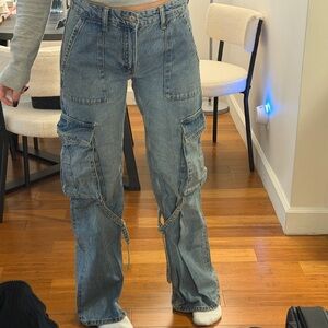 Zara Stylish Cargo Jeans